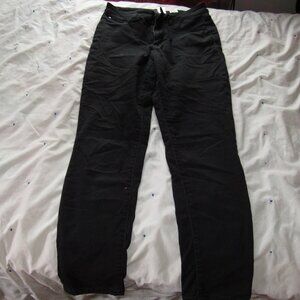 Black High Rise Ankle Jeggings